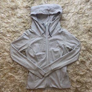 Light grey lululemon zip up